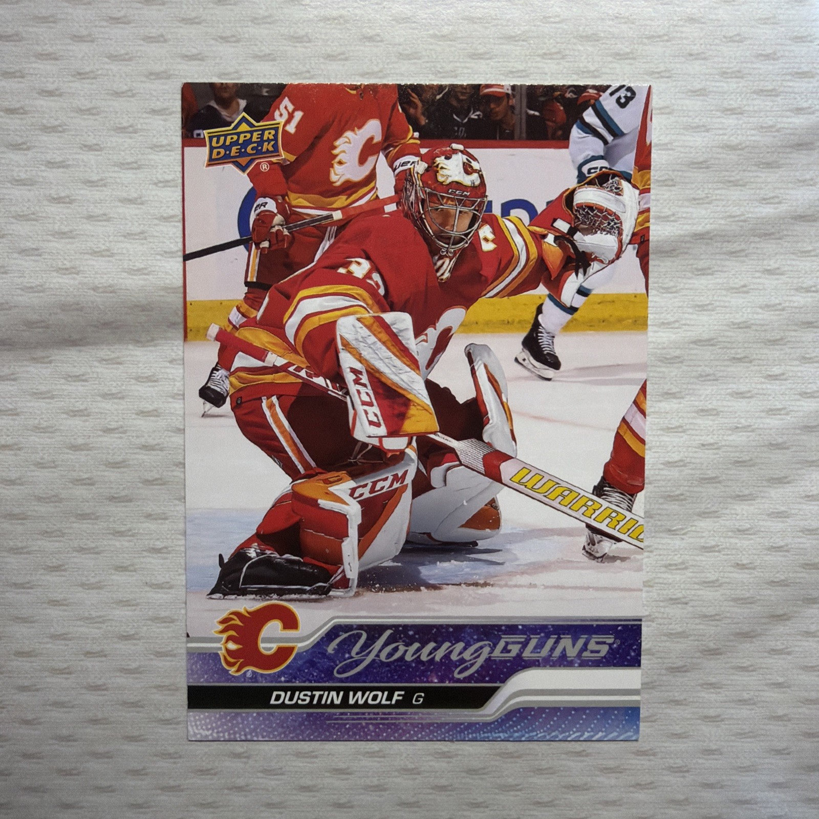 2023-24 Upper Deck Series 1 - Young Guns Dustin Wolf #210 Jumbos (RC)