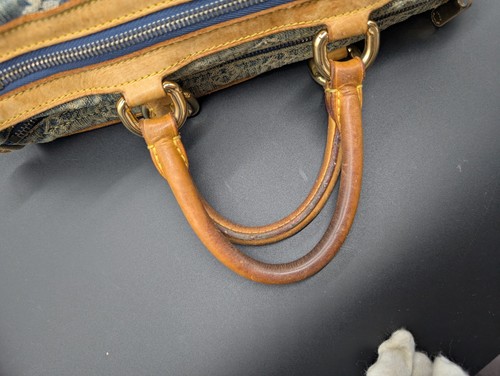 Bolso de Mano LOUIS VUITTON Neo Speedy Monograma Denim Cuero Azul M95019 250822 - Imagen 16 de 22