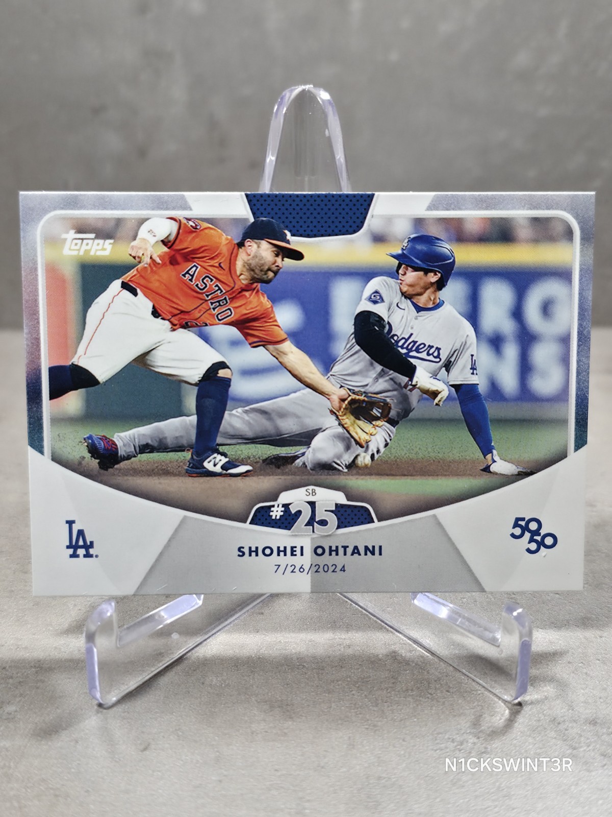 2024 Topps 50/50: Shohei Ohtani - SB #25 Shohei Ohtani #56