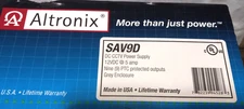 Altronix SAV9D DC CCTV Power Supply 9-Channel Security Camera Box Open Box New
