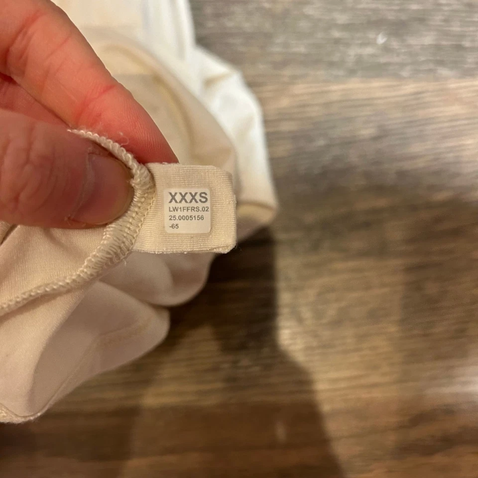 Maxi Vestido Lululemon 2 en 1 Para Mujer Talla XXXS en Marfil Claro Foto 2 de 4