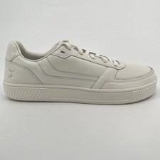 Flux Footwear Adapt Leather Trainer White Mens Size 11 Athletic Shoes Sneakers