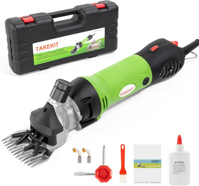 Sheep Shears, 500W Professional Heavy Duty Sheep Clippers for Grooming, 6 Speeds