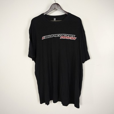 Next Level Men s 3XL Black Supercar Mafia Knit Graphic Print Short Sleeve Tee