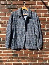 Vintage Avoca Collection Ireland 100 Wool Coat Women's XL Lrg