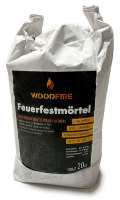 Feuerfestmörtel FFM 20 kg WoodFire Haftmörtel Schamottmörtel