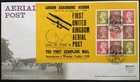 GB QEII 2011 Aerial Post Prestige Booklet Pane First Day Cover, London NW9 S/H/S