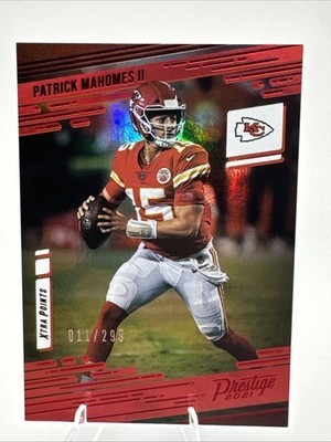 2021 Panini Prestige/Xtra Points - RED - Patrick Mahomes II #91 🔥#001/299🔥 FS!