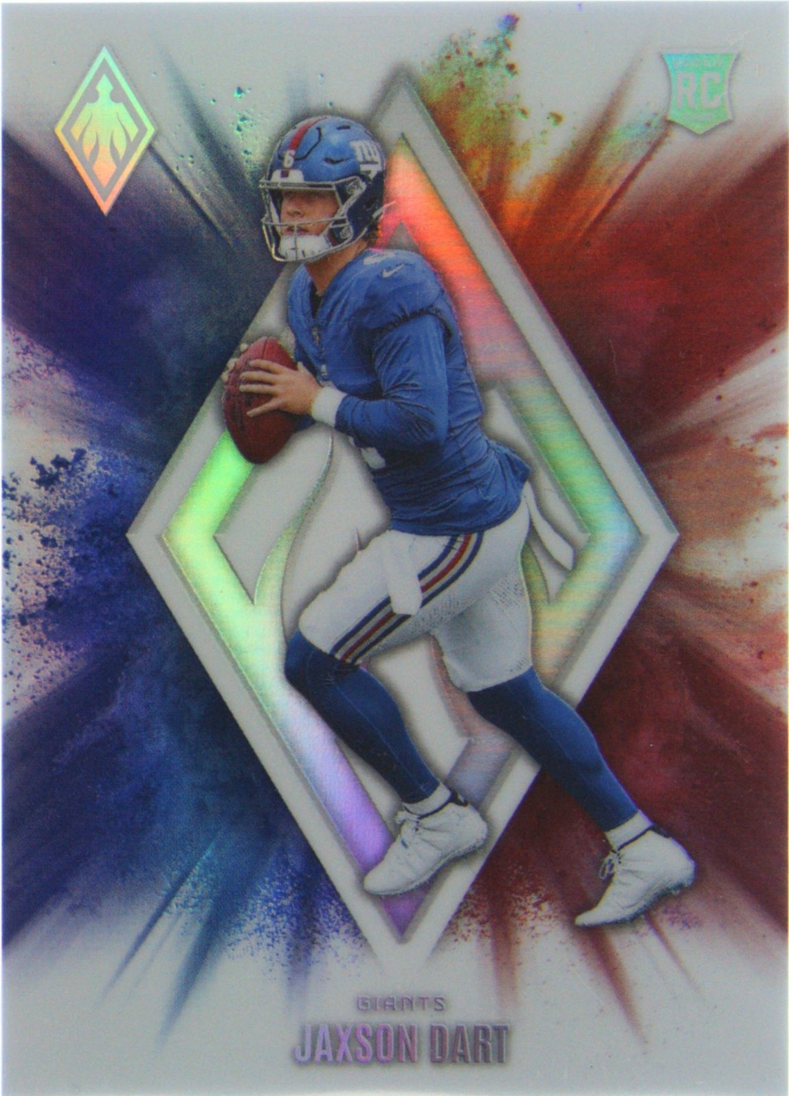 2025 Panini Phoenix - Color Blast Jaxson Dart #14 (RC) for sale