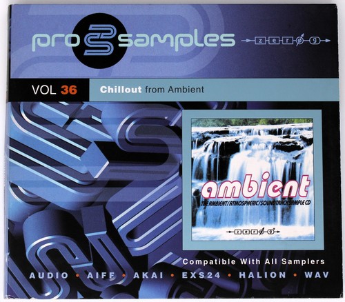 Zero-G Pro Samples 36 Chillout From Ambient Sample/Sound Library/Sampling 2 CD
