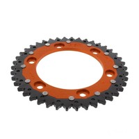 Kettenrad Alu Orange 42-ZäHne 525-Teilung FüR KTM Adventure 990 S LC8 2006-2008