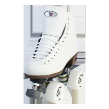Riedell Quad Roller Skates - 120 Raven White 