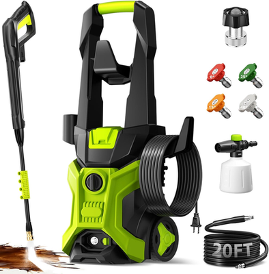#ad Electric Pressure Washer 2.5 GPM Portable Lightweight Power Washer 4 Quick Co $105.97