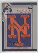 2010 Topps Jumbo Packs Manufactured Hat Logo Relic 32/99 Nolan Ryan HOF e8a