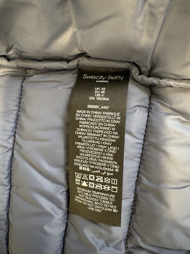 Brand new with tags - Sweaty Betty ‘Trailblazer Vest’ blue bodywarmer. XS / 10 - Picture 8 of 12