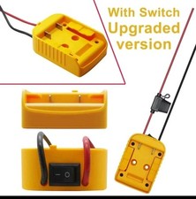 DIY Battery Power Wheels Adapter Holder Dock Compatible with DeWalt 18V /20V Max