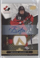 2018 Upper Deck Team Canada Juniors Premium Swatch /199 Brianne Jenner Auto 0ig3