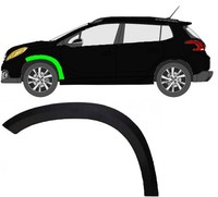 Radlaufverbreiterung FüR Peugeot 2008 2013 – 2019 Vorne Links