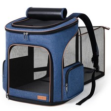 Lekereise Large Expandable Cat Backpack Carrier - For Pets Up to 25 Lbs