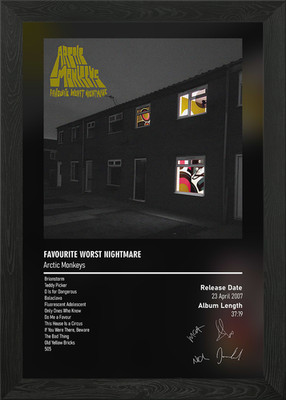 Favourite Worst Nightmare Gerahmtes Wandbild Poster Leinwanddruck Bild