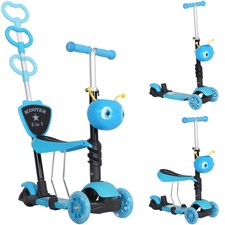 Trottinette pour Enfants évolutive 3 Roues Hauteur Guidon Réglable Draisienne
