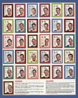 1970-71 Colgate Stamp Sheet *Wings* Gordie Howe COMPLETE *NO TEARS* NM+