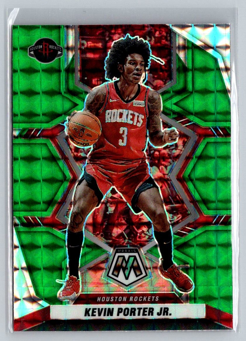 2021-22 Panini Mosaic #40 Kevin Porter Jr. Green