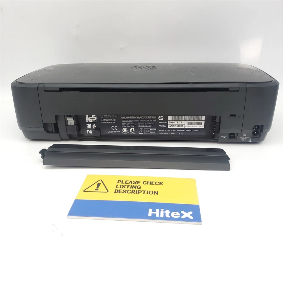 HP OfficeJet 250 Wireless Mobile Printer, Scanner, Copier (CZ992A) -NOT WORKING- - Image 4 of 4