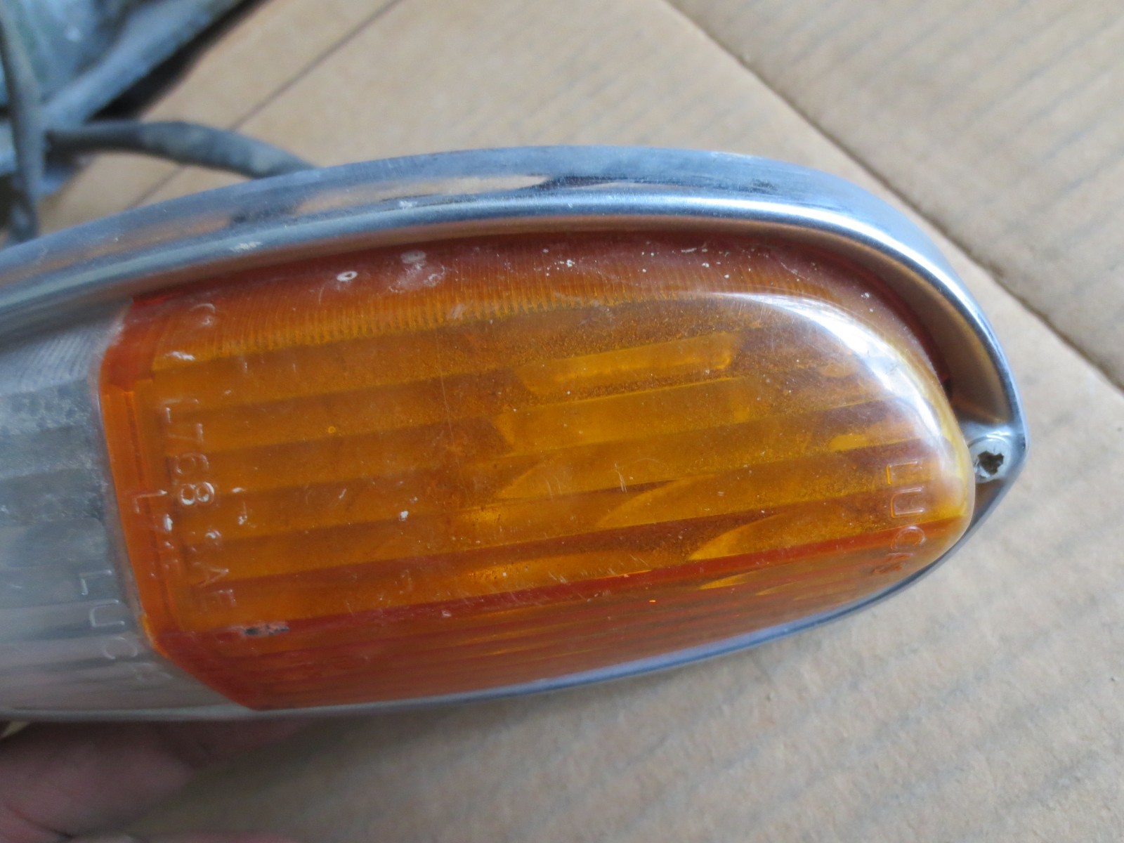 1967 67 Rolls Royce Front Turn Signal Light Lens Blinker Marker OEM USED