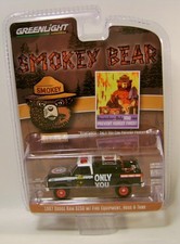 1987 '87 DODGE RAM D250 FIRETRUCK SMOKEY BEAR R4 GREENLIGHT DIECAST 2025