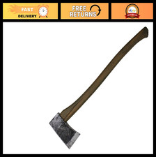 27" Realistic Foam Felling Axe - LARP Cosplay Prop, Costume Accessory, Role Play