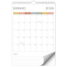Beautiful 2026 Wall Calendar - Runs from January 2026 until July 2027 - Large