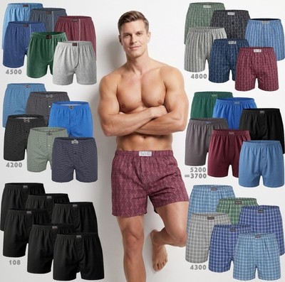 3/6/9/12 Herren Boxershorts Boxer Baumwolle Übergröße Unterwäsche 5-13 S-6XL