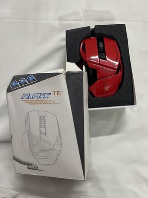 Mad Catz R.A.T. RAT TE Tournament Edition Gaming Mouse for PC -Shiny Red- Work
