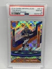 2016 PANINI UNPARALLELED TOM BRADY #ZI-14 ZONED IN ORANGE #/99 PSA 10 GEM MINT