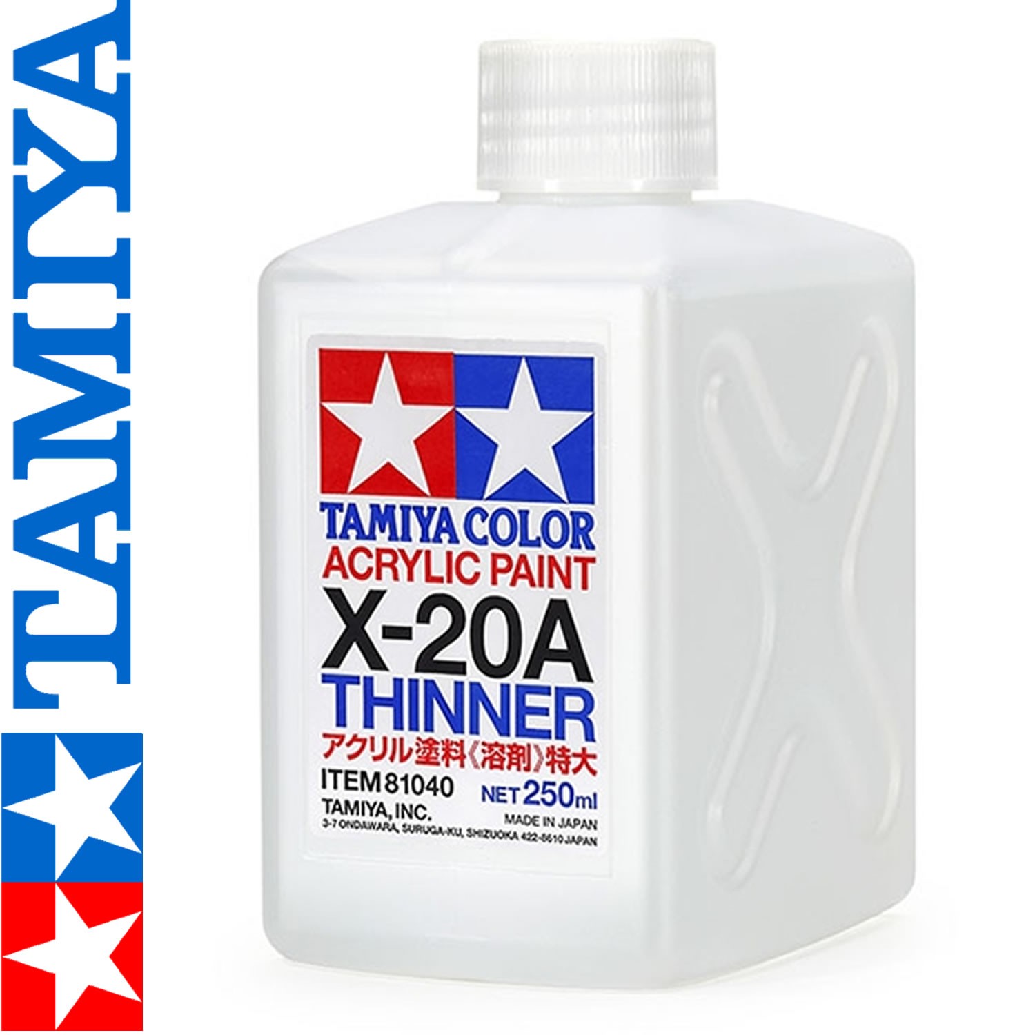 Tamiya ACRYLIC THINNER X-20A 250ml Paint Modellers Thinners Cleaning Airbrush