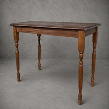 Victorian Solid Pine Farmhouse Kitchen Table | Rustic Country Dining Table