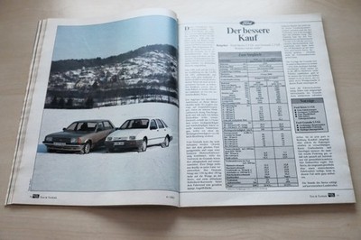 Auto Motor und Sport 06/1983 Ford Sierra 2.3 GL mit 114PS besser als...?