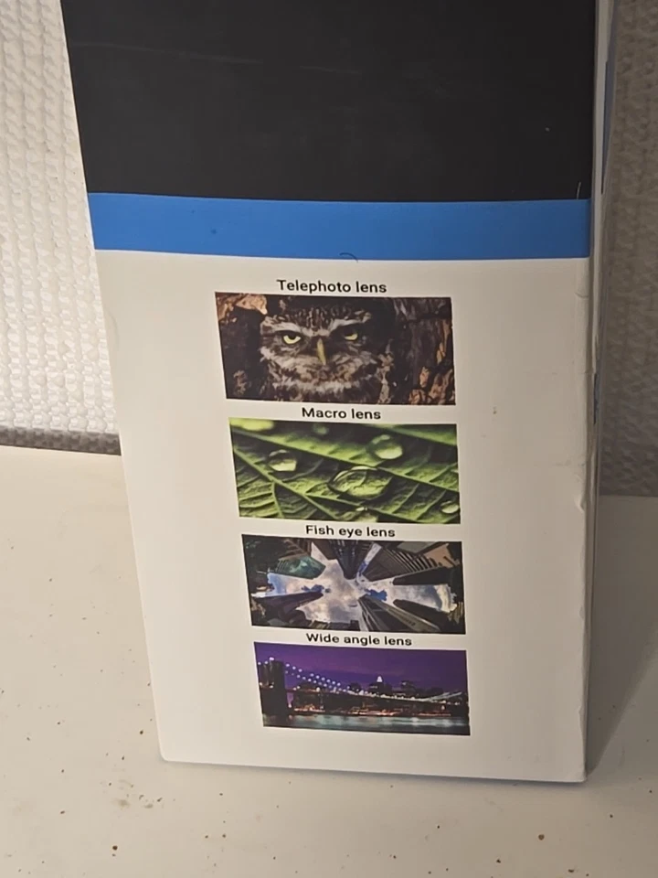 Kit de lentes CamKix 4 en 1 para iPhone 6/6S: zoom 8X, gran angular, macro, ojo de pez Foto 3 de 4