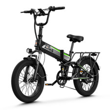 1500W Motor Adult Electric Folding Bicycle e bike 28 mph UL 2849 Certified Black