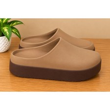 USED Crocs Women's Dylan Platform Clog, Mule Platform Shoes for Women, Sepia, 11