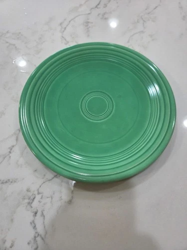 Vintage Original Green Fiesta Ware Dinner Plate 9.25"