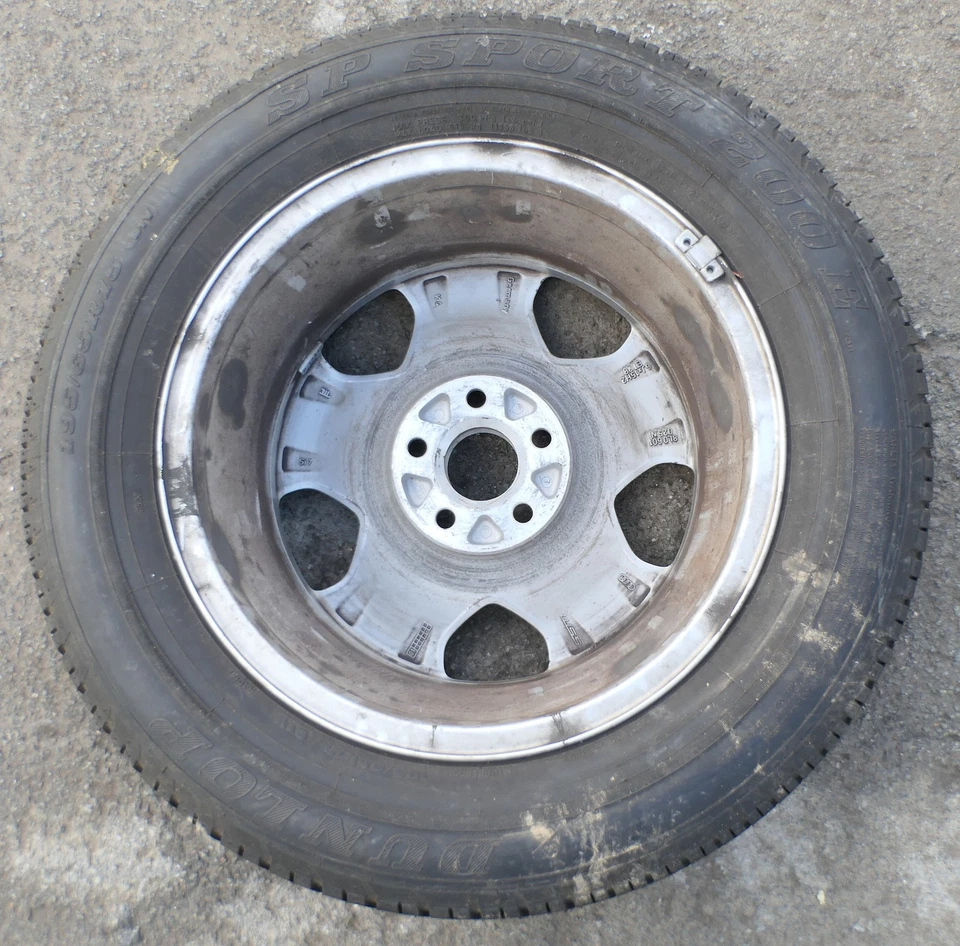 1x Felge Alufelge original Audi A3 8L 6jx15H2 ET38 8L0601025N 8L0 601 025 N  7mm - Bild 2 von 4