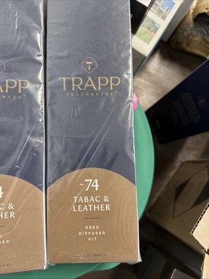 Trapp No. 74 TABAC & LEATHER Reed Diffuser Kit 4 fl oz Aromatherapy