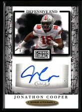 Jonathon Cooper 2021 SAGE Premier Draft #A96 Autographs Black Ohio State Auto