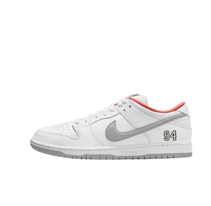 Nike x Supreme SB Dunk Low White Shoes HQ8487-100 | eBay