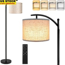 Dimmable LED Floor Lamp Remote Control Adjustable Brightness Eye Care Function