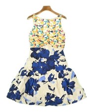 Oscar de la Renta Dresses WhitexBlueetc.(Patterned) 0(Approx. XS) 2200686813101