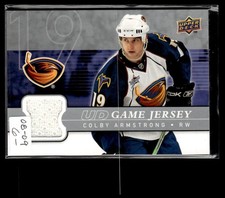 2008-09 Upper Deck Game Jerseys Colby Armstrong Atlanta Thrashers #GJ-CA