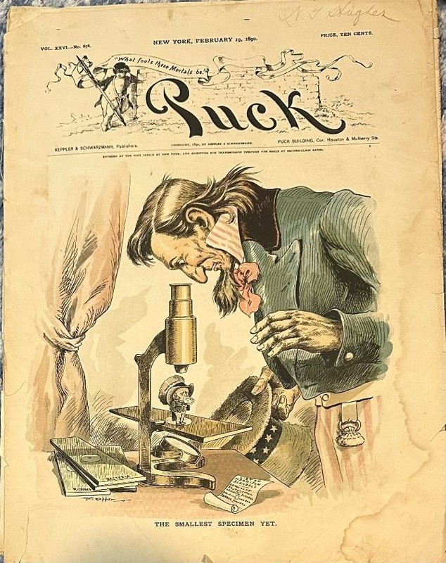 Puck magazine - September 26, 1888 - Friendly suggeston to Chairman Quay-